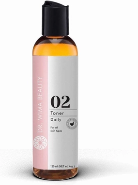 02 Skin Toner Witch Hazel Face Toner with Rosewater and Aloe Vera, 4 oz