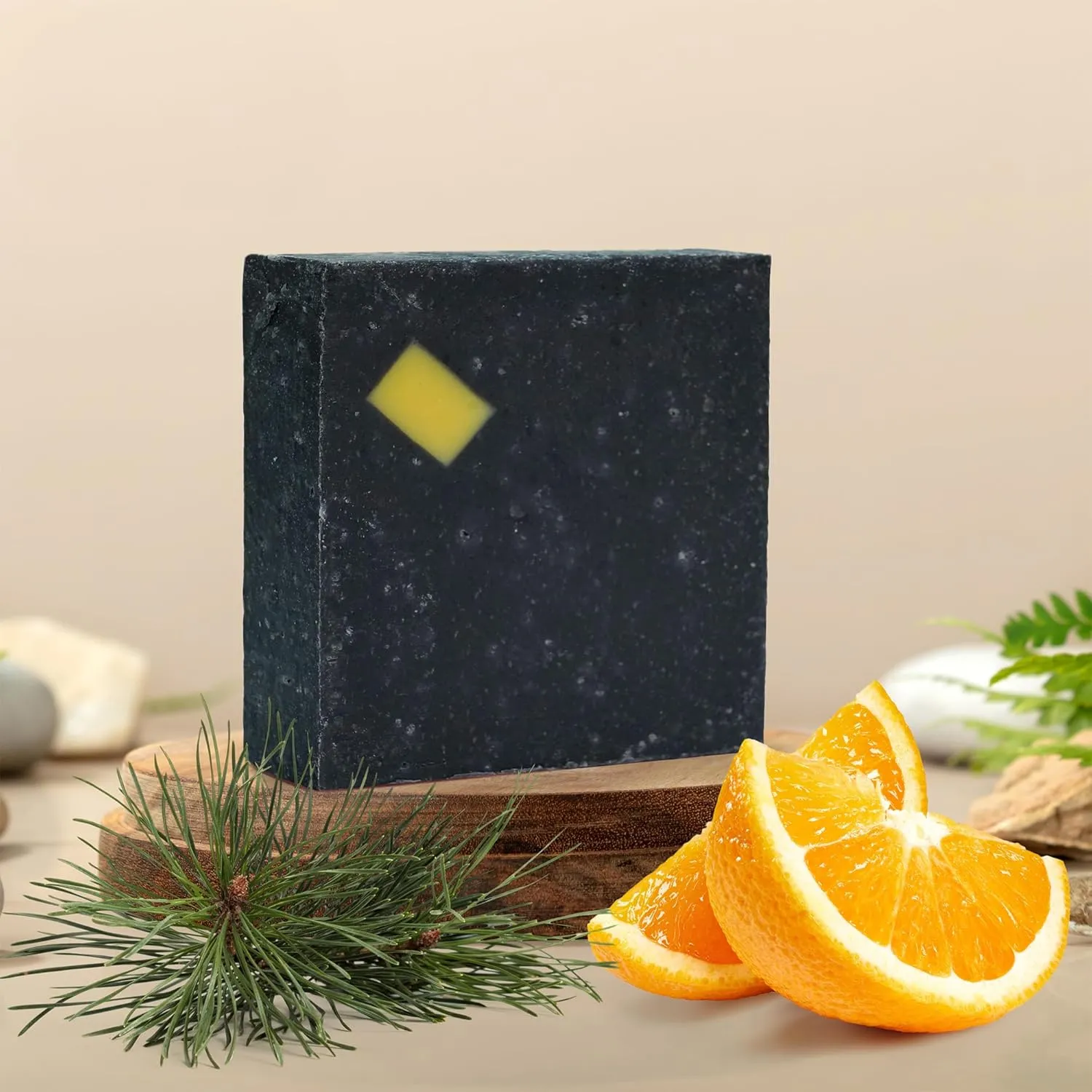 360Feel Pine Tar Soap - Handcrafted Castile Soap Bar with Soothing Scent - Handmade with Essential Oils - Suitable Gift for Anniversaries, Weddings, and Holiday Stockings - 4 pack
