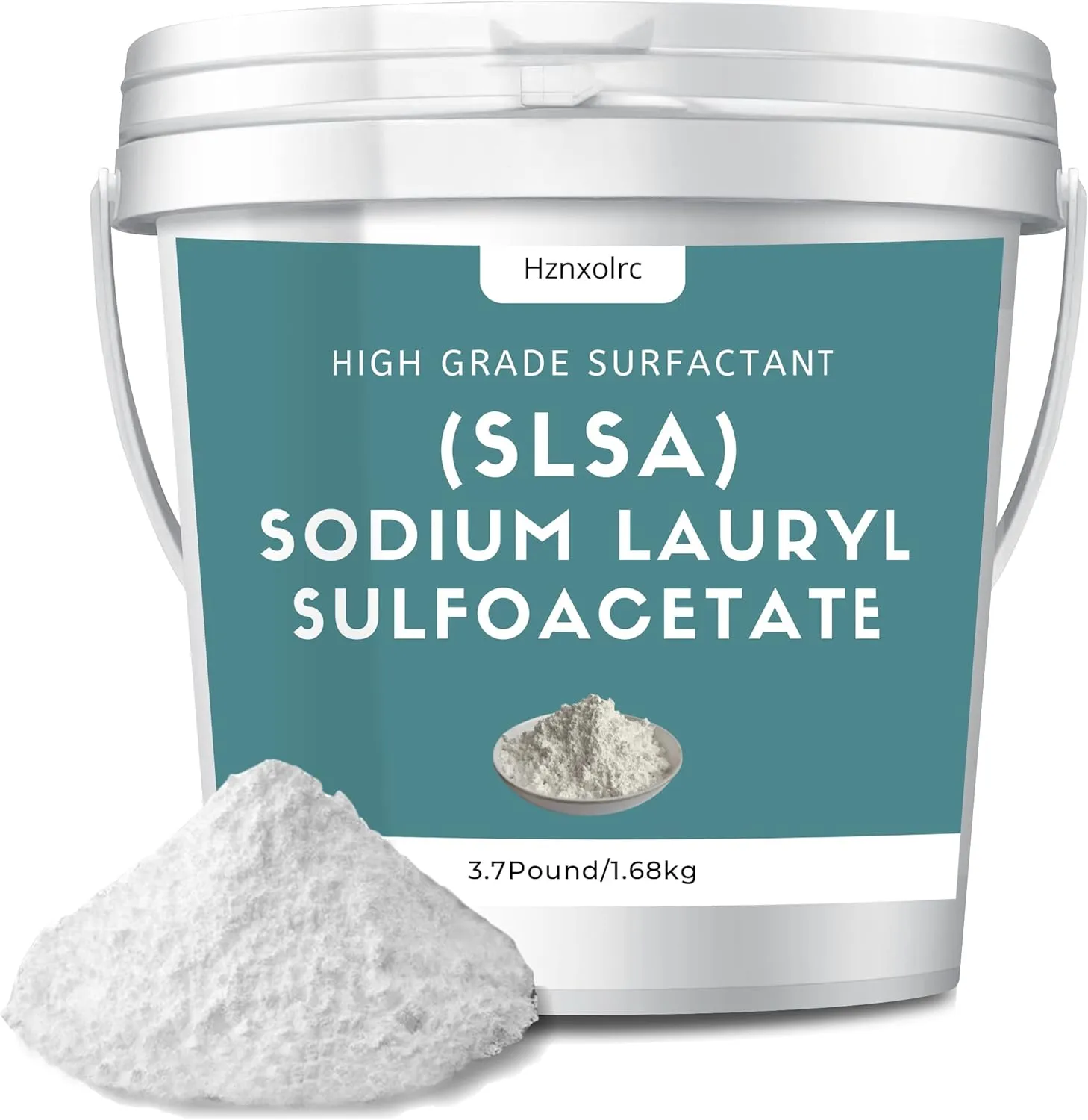 3.7 Pound SLSA Powder for Making Bath Bombs, Premium SLSA Sodium Lauryl Sulfoacetate Powder, Amazing Bubbles, Gentle on Skin, Suitable for Making Bath Bombs, Bath Truffles and More