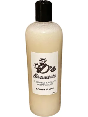 3D's Essentials Natural Creamy Body Wash (16 oz)