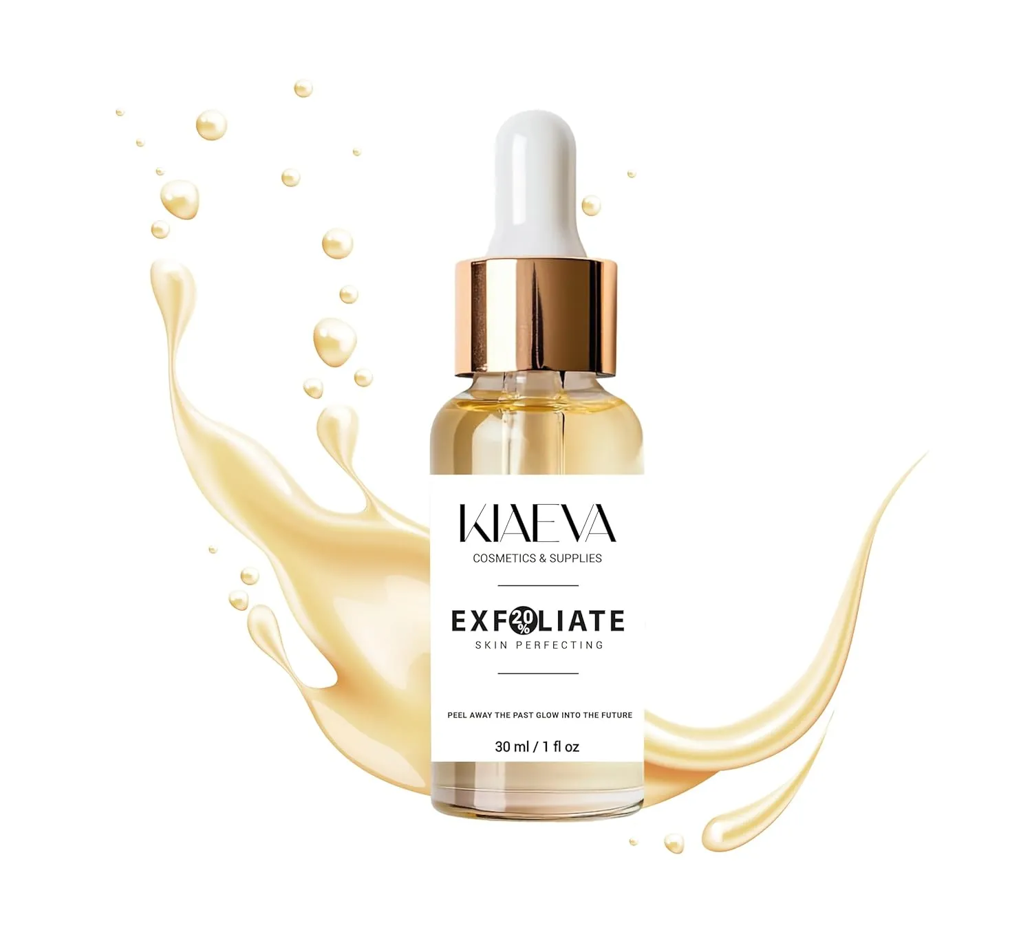 60% Gentle Peeling Exfoliant, Brightening and Smoothing Daily Toner for More Even-Looking Skin Tone, Unit Net Fl. 1oz / 30ml