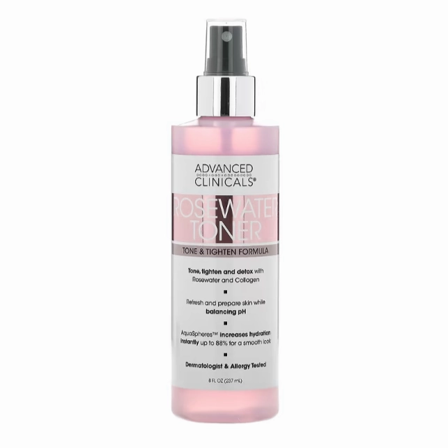 Advanced Clinicals - Rosewater Toner | 237 mL