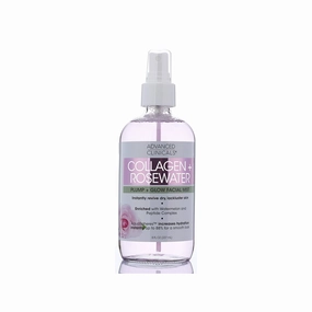 Advanced Clinicals Collagen   Rosewater Plump Glow Facial Mist - 237ml