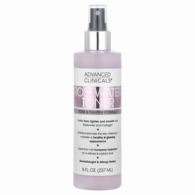 Advanced Clinicals, Rosewater Toner, Tone & Tighten Formula, 8 fl oz (237 ml)