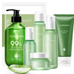 Aloderma Luxury Aloe Soothing Set 7-Piece Set