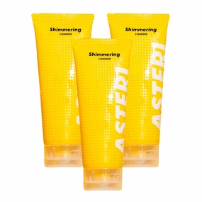 Alumni Skincare Shimmering Cream Vitamin C Cleanser - 3.4 oz Refreshing Face Wash for Women & Men with Citrus Bomb - Vegan, Gentle Face Exfoliator with AHAs & Enzymes for All Skin Types - Pack of 3
