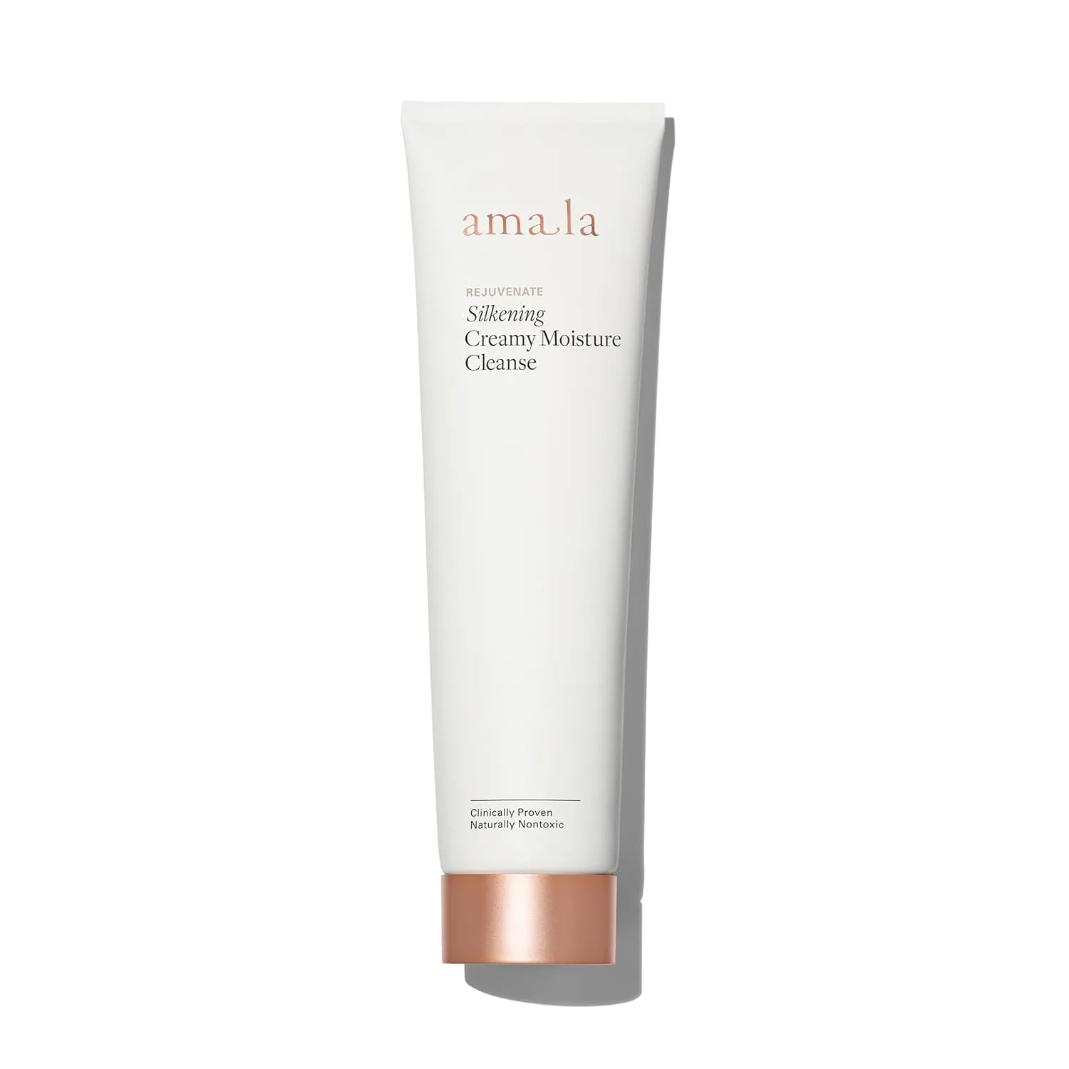 Amala Silkening Creamy Moisture Cleanse - Gentle Facial Cleanser Dissolves Impurities, Lifts Makeup, Clears Pore-Clogging Debris - AHAs & Plant Seed Oils (150ml)