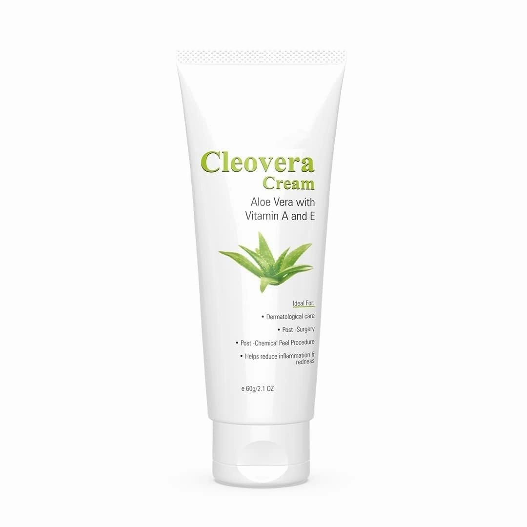AMC F.a.ce. cre.a.m, Skin moisturizer with Aloe vera, reduces redness, soothing & hydrating cream, after shaving & waxing cream, Paraben free- 60gm, 2.11 Ounce