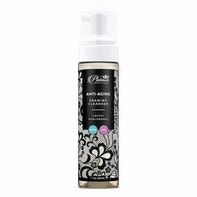 Anti-Aging Foaming Lactic Cleanser Skin Resurfacing Cleanser - Dual-Action Anti-Aging Exfoliating Face Wash and Cleanser - Smoothes Skin with Lactic Acid
