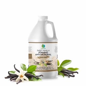 AntiMicrobial Hand Soap - Antibacterial Hand Soap Moisturizing - Liquid Hand Soap Refill Antibacterial - Moisturizing Hand Soap Antibacterial - Gentle Foaming Hand Soap - Sweet Vanilla, 64 oz