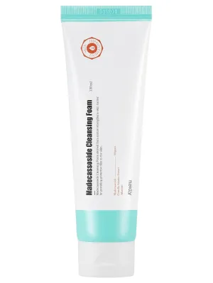 A'PIEU Madecassoside Cleansing Foam 4.39fl oz - Gentle Facial cleanser, Face Wash for dry, sensitive, and acne prone skin, K-BEAUTY