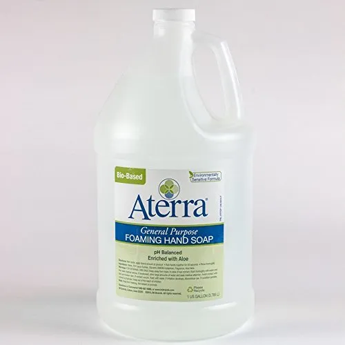 Aterra® General Purpose Foaming Biobased Hand Soap, 1 gallon, 4 pack bulk refill