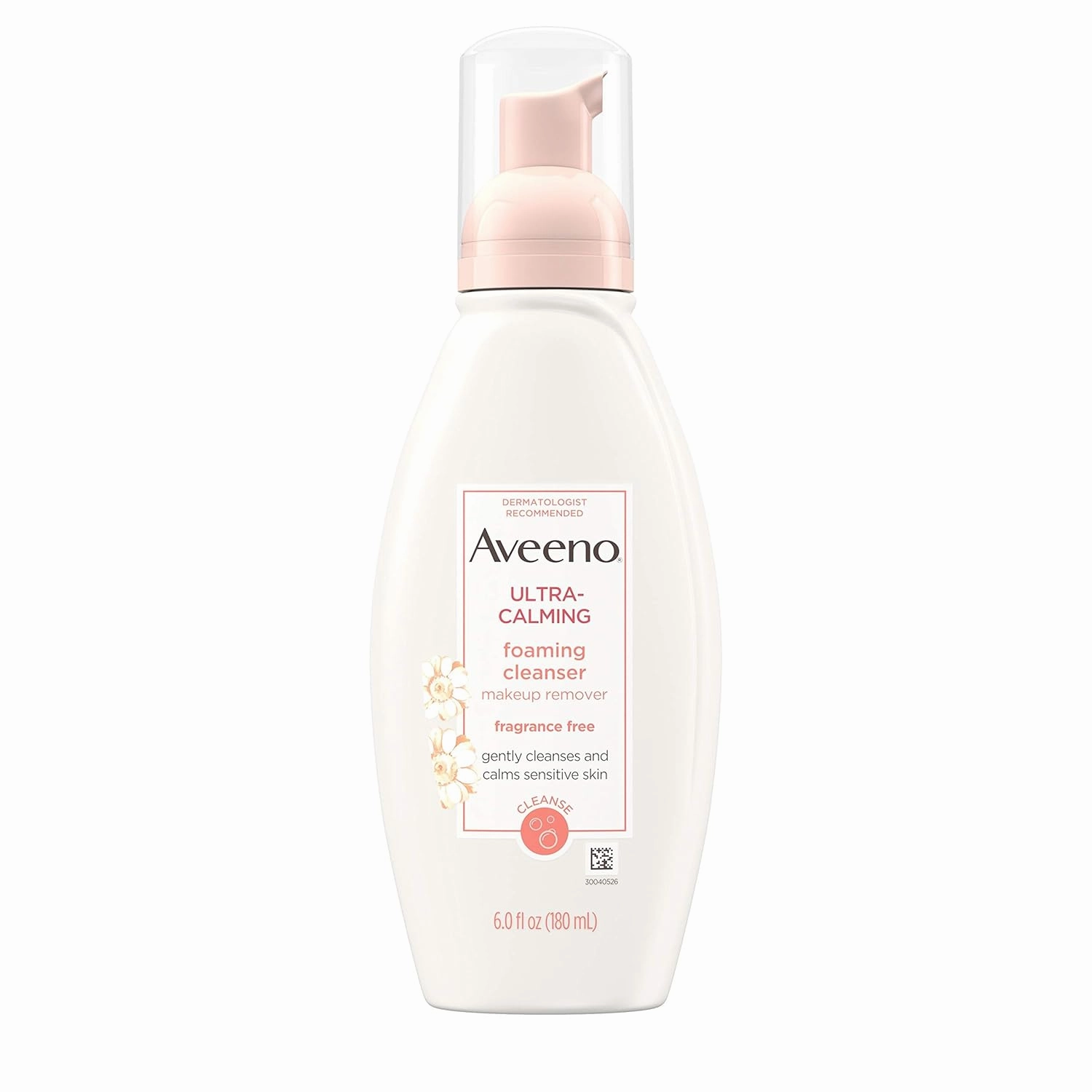 Aveeno, Cleansers Ultra-Calming Foaming Cleanser Pump, 6 fl oz