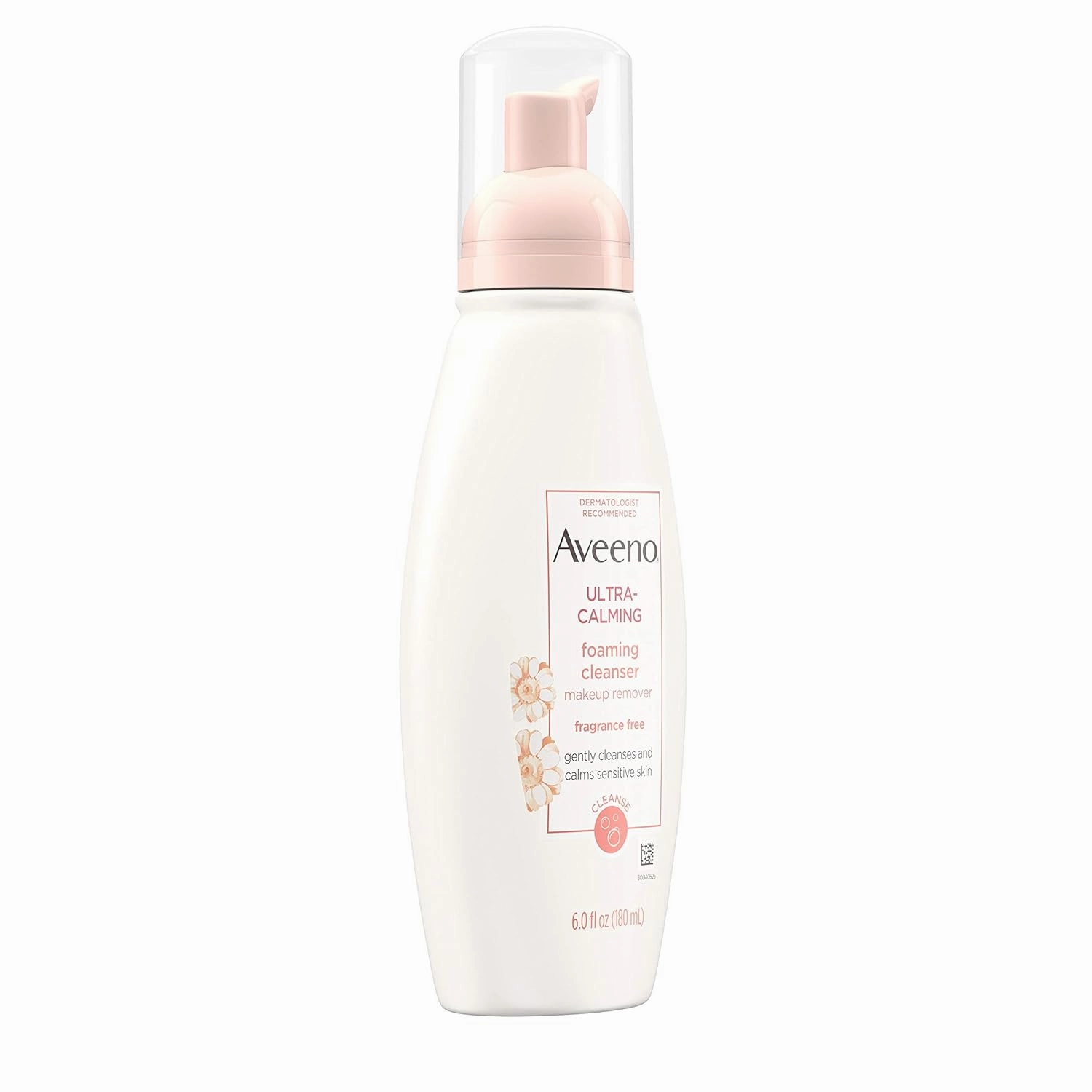 Aveeno, Cleansers Ultra-Calming Foaming Cleanser Pump, 6 fl oz