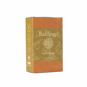 Bali Soap - Lemongrass Natural Soap Bar for Men & Women - Vegan, Handmade, Exfoliating - 6 Pack, 3.5 Oz each