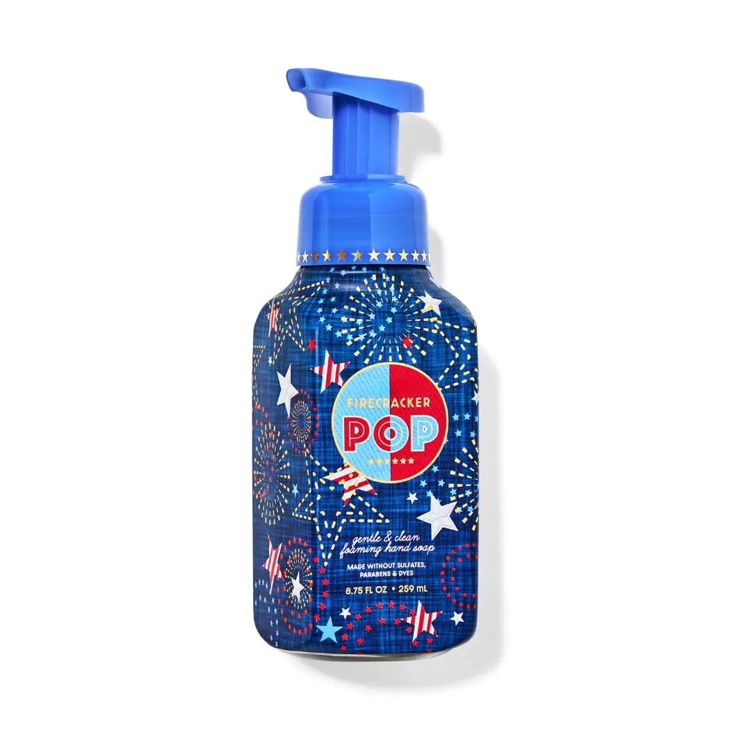 Bath & Body Firecracker Pop Gentle & Clean Foaming Hand Soap, 8.75 Fl. Oz. / 259 mL (Packaging Styles May Vary)