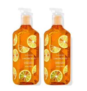 Bath & Body Works Hand Soap, Cleansing Gel, 8 Fl Oz Pack of 2 (Limoncello)