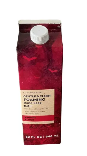 Bath & Body Works Vampire Blood Gentle & Clean Foaming Soap Refill 32 Fluid Ounce