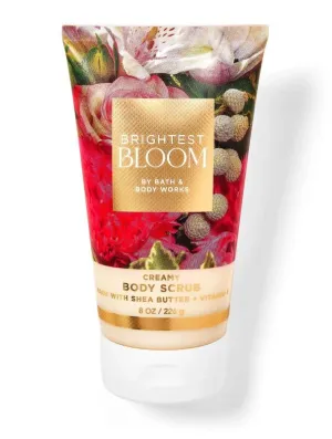 Bath and Body Brightest Bloom Creamy Body Scrub, 8 oz