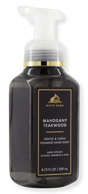 Bath and Body Mahogany Teakwood Gentle Foaming Hand Soap | 8.75 Fl Oz