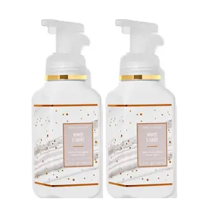 Bath and Body Works White T-Shirt Gentle Foaming Hand Soap 8.75 Ounce 2-Pack (White T-Shirt), 1.25 pounds
