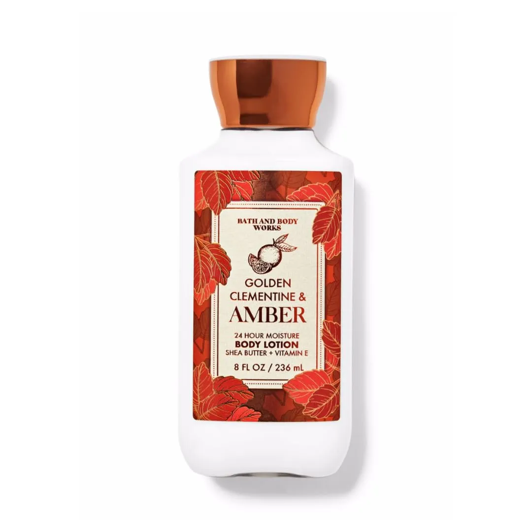 Bath Body Golden Clementine & Amber Nourishing Body Lotion 8 fl Oz