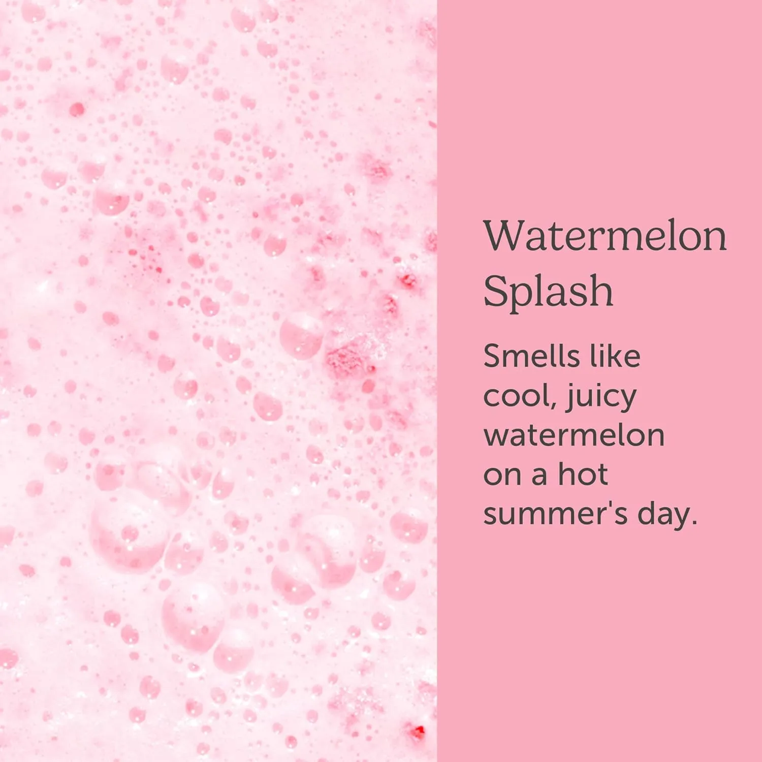 Bath Soak, Salt Bath, Bubble Bath, Natural Detox Foaming Body Soak, Foot Soak, Vegan Body Skin Care, 9 oz. (Watermelon)