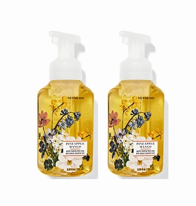 Bath & Body Works Bath and Body Works Gentle Pineapple Mango Foaming Hand Soap 8.75 Ounce 2-Pack (Pineapple Mango) 17.5 Ounce