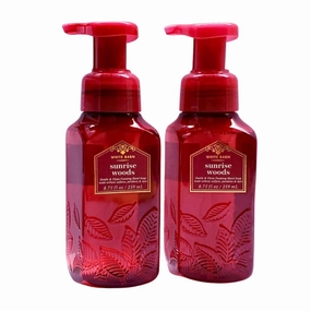 Bath & Body Works Gentle Foaming Hand Soap, 17.5oz Each, Pack of 2 Bottles (Sunrise Woods)