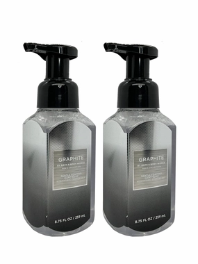 Bath & Body Works Graphite Gentle Foaming Hand Soap 8.75 Ounce 2-Pack (Graphite)