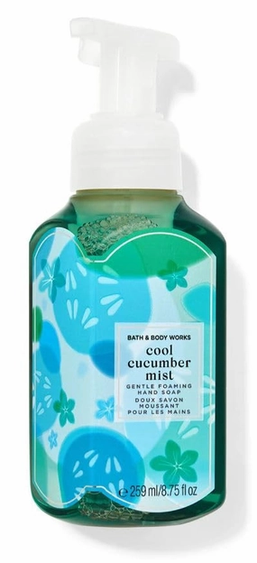 Bath and Body Cool Cucumber Mist Gentle Foaming Hand Soap - 8.75 Fl Oz - Scented with Natural Essential Oils