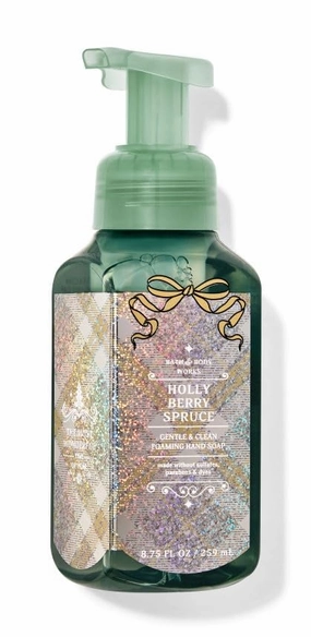 Bath and Body Holly Berry Spruce Gentle Foaming Hand Soap | 8.75 Fl Oz