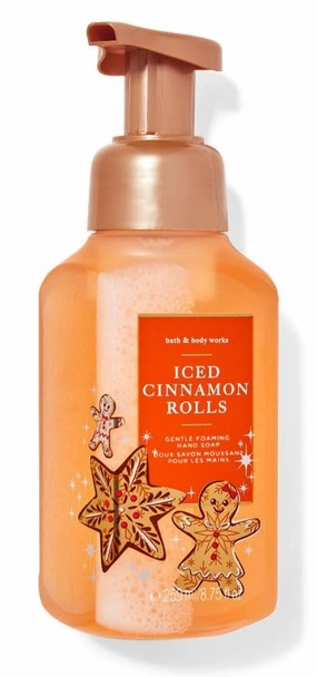 Bath and Body Iced Cinnamon Rolls Gentle Foaming Hand Soap | 8.75 Fl Oz