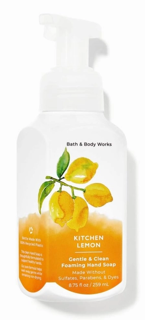 Bath and Body Kitchen Lemon Gentle Foaming Hand Soap | 8.75 Fl Oz