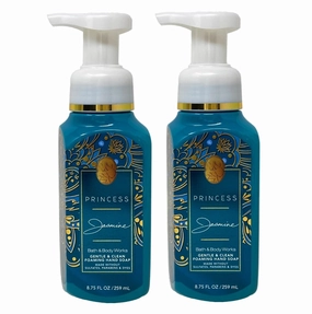 Bath and Body Work Limited Edition Princess Collection Jasmine 2 Pack Gentle and Clean Foaming Hand Soap - 8.75 fl oz / 259 mL each