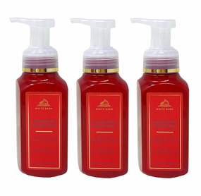 Bath and Body Work Strawberry Poundcake 3 Piece Gentle & Clean Foaming Hand Soap Bundle - 8.75 fl oz / 259 mL each