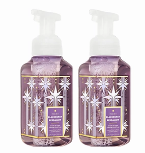 Bath and Body Works Blackberry Bergamot Gentle Foaming Hand Soap 8.75 Ounce 2-Pack (Blackberry Bergamot)