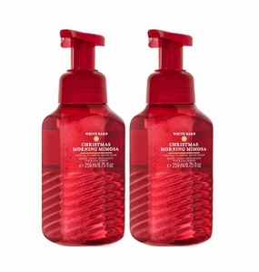 Bath and Body Works Christmas Morning Mimosa Gentle Foaming Hand Soap 8.75 Ounce 2-Pack (Christmas Morning Mimosa)
