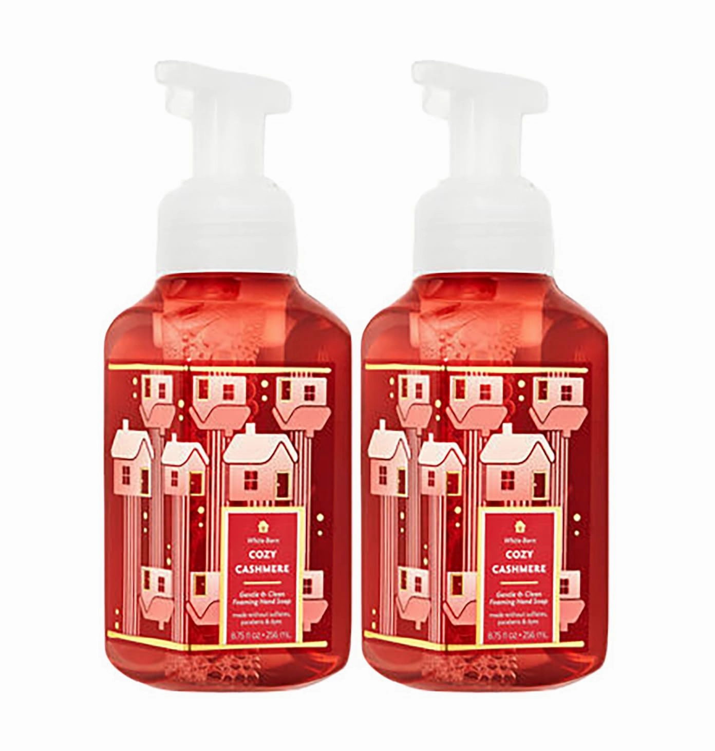 Bath and Body Works Gentle & Clean Foaming Hand Soap 8.75 Ounce 2-Pack (Cozy Cashmere)