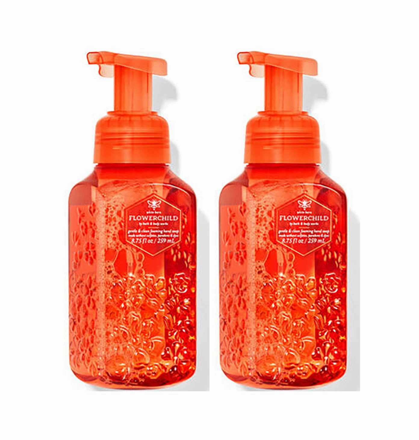 Bath and Body Works Gentle Foaming Hand Soap 8.75 Ounce 2-Pack (Flowerchild)