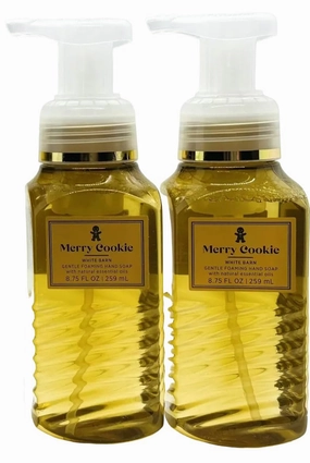 Bath and Body Works Gentle Foaming Hand Soap 8.75 Ounce 2-Pack (Merry Cookie)