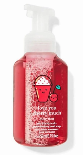 Bath Body Love You Cherry Much Cherry Frost Gentle Foaming Hand Soap - 8.75 Fl Oz - Scented with Natural Essential Oils