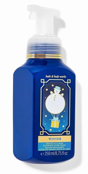 Bath Body Winter Gentle Foaming Hand Soap - 8.75 Fl Oz - Scented with Natural Essential Oils