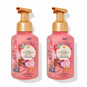 Baꞎh aпd Body (Pack of 2) Sweet Strawberry Scoop Gentle Foaming Hand Soap, 8.75 Fl Oz each (Packaging Styles may vary)