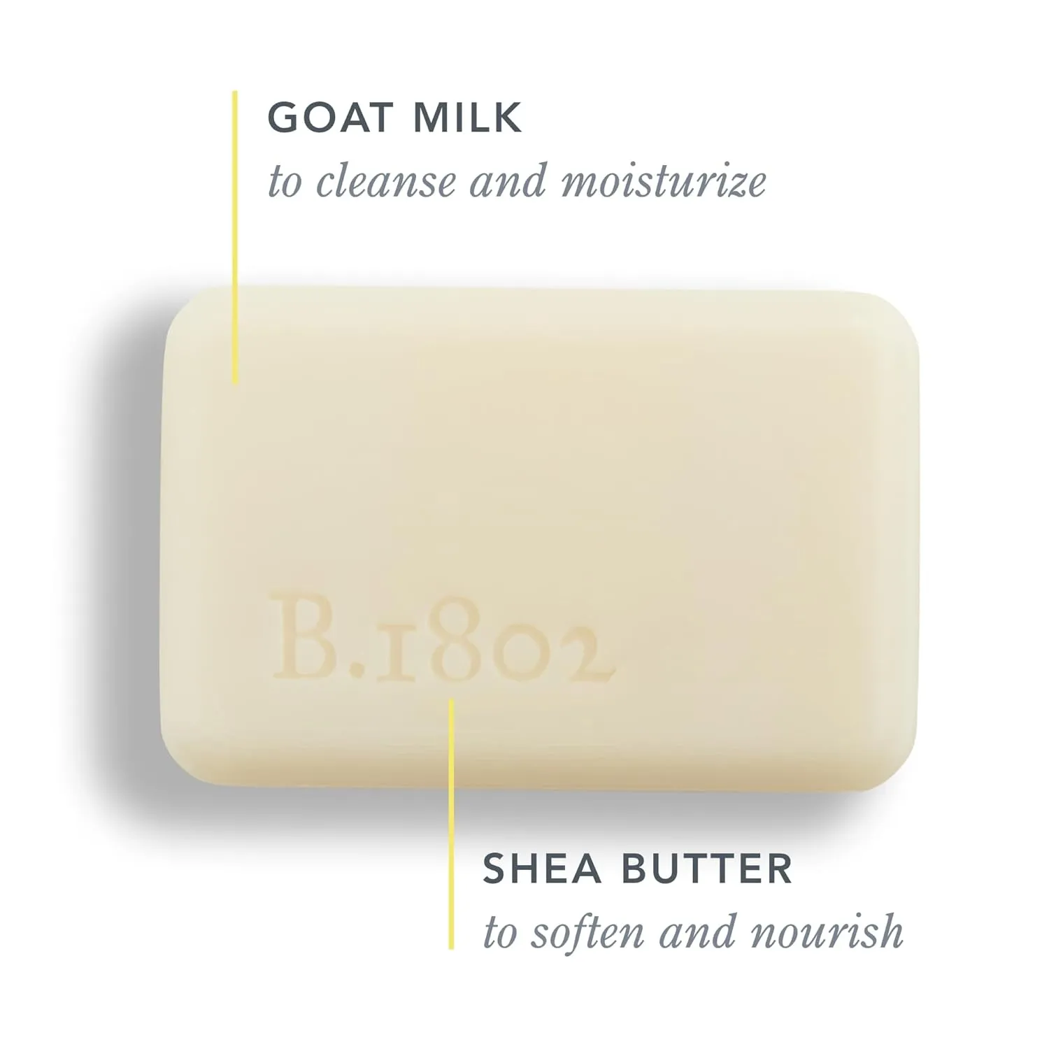Beekman 1802 Bar Soap, Pure, 3.5oz - 3pk