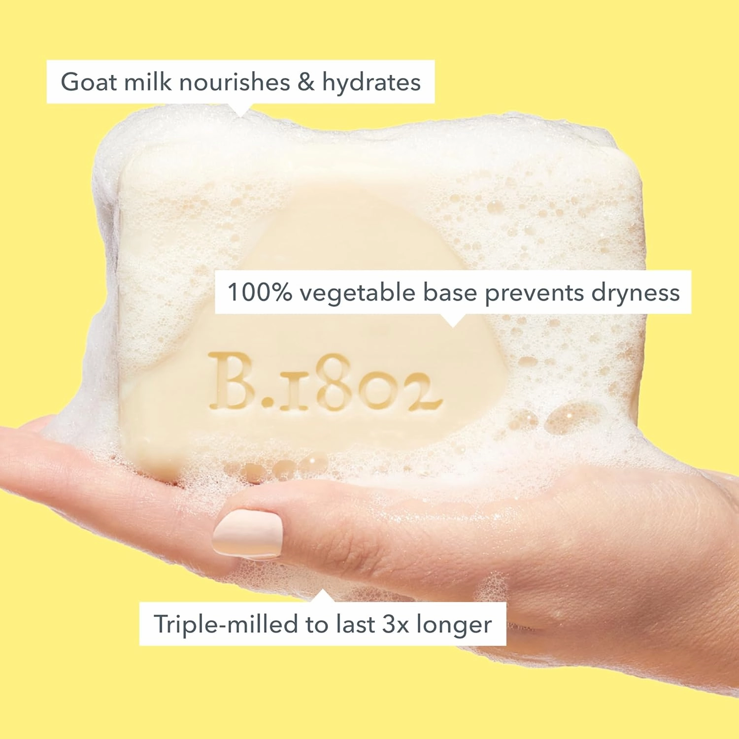 Beekman 1802 Goat Milk Soap Bar with Botanical Oils & Shea Butter - 9 oz - Gently Moisturizes, Exfoliates, and Nourishes for Soft, Healthy Skin - Cruelty-Free