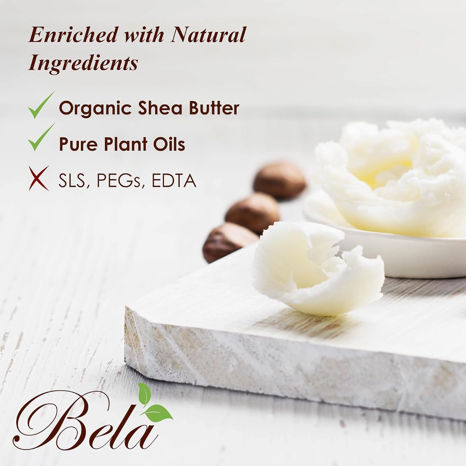 BELA Sea Salt and Goats Milk Soap 3.3 OZ, Pack of 6, Long Lasting French Triple Milled Bar Soap with Organic Shea Butter, Sea Salt Minerals and Nourishing Goat Milk, Made in Australia