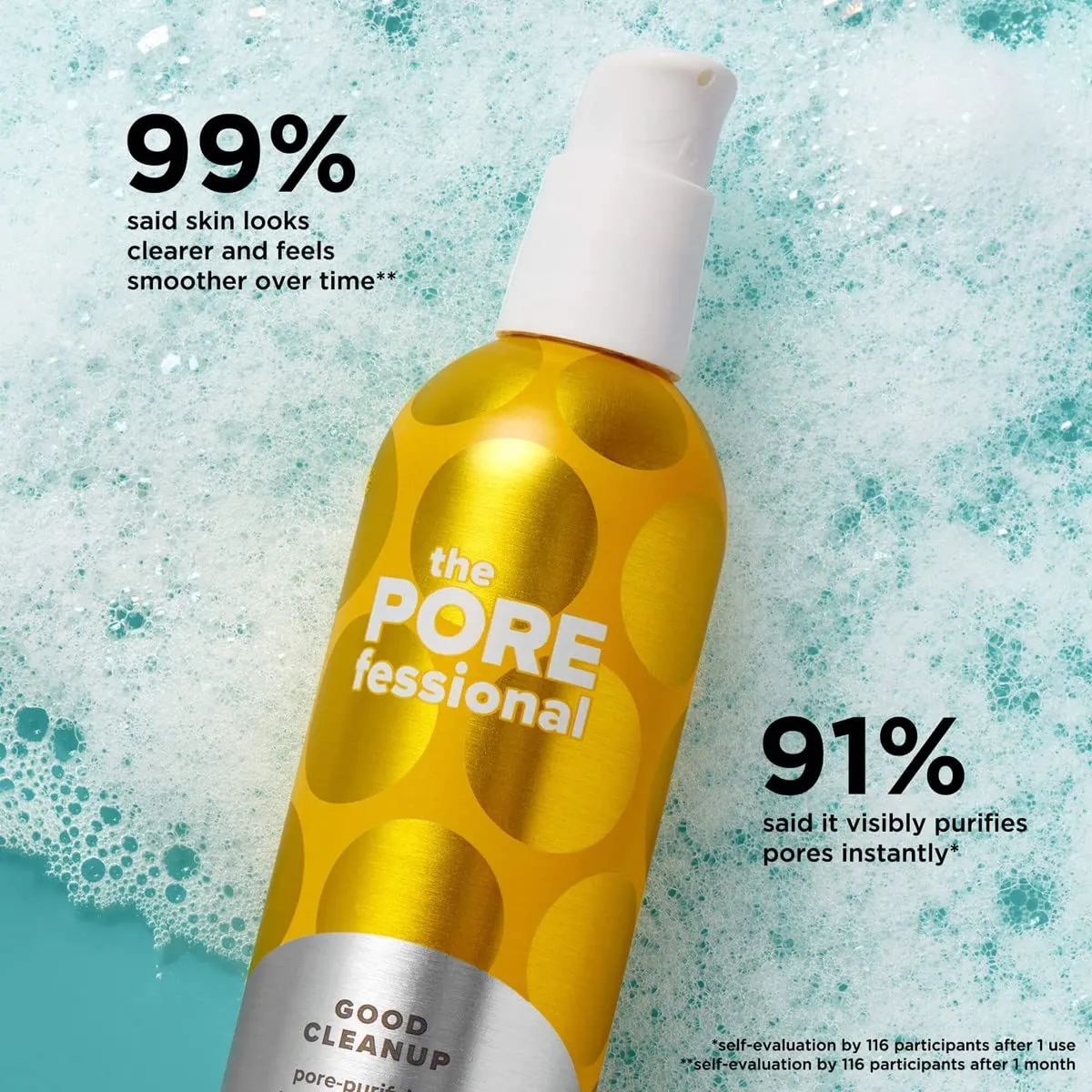 Benefit Cosmetics The POREfessional Good Cleanup Foaming Cleanser 5 oz / 147 mL