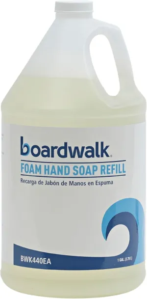 Boardwalk 5005-04-GCE00 1 Gallon Bottle Herbal Mint Scent Foaming Hand Soap