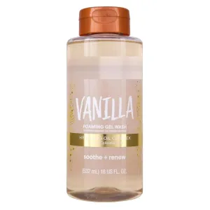 Body Wash For men & Women, Soothing Foaming Gel With Vanilla, 18 fl oz (pack of 1)